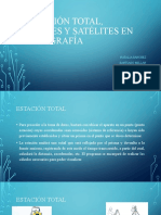 Estación Total, Drones y Satélites en Topografía