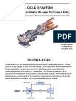 El Ciclo Brayton (Ciclo Termodinámico de Un Turbina A Gas)