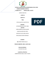 INFORME DE QUIMICA Estandarización