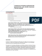 Influencia de Los Sistemas de Gestión Ambiental ISO 14001 en Las Organizaciones Art 15