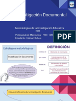 La Investigación Documental