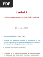 Unidad 3 Taxonomia Funcional de La Conducta