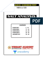 Salt Analysis (Mega)