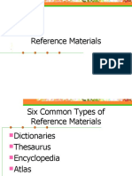 Reference Materials