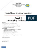 Week 6 - Local Tour Guiding