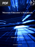 Talboys, Graeme K - Museum Educator's Handbook-Taylor and Francis (2016)