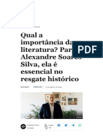 Qual A Importância Da Literatura Na Formação Humana