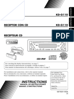 Manual JVC Kd-g110