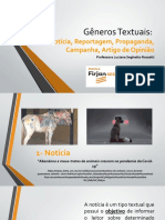 Gêneros Textuais 4º Bimestre 6º Ano