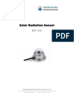 Manual For BGT-JYZ Solar Radiation Sensor