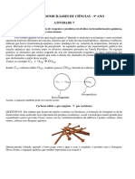 Atividades Domiciliares de Ciências Atividade 07