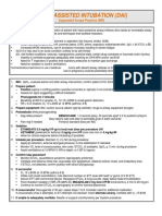 Drug-Assisted Intubation (Dai) : Expanded Scope Practice (NR)