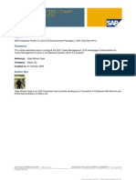 Configuration of ESS Travel Management