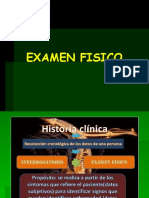 Semiología Médica I - Clase 12 - Examen Físico