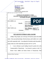 LIBERI V TAITZ (C.D. CA) - 302.1 - # 1 Declaration Philip J. Berg, Esquire - Gov - Uscourts.cacd.497989.302.1