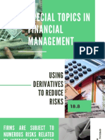 Special Topics in Financial Management