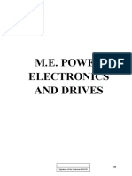 M.E - Power Electronics and Drives Semester I To IV - R 14