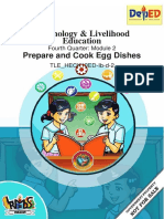 COOKERY Prepare and Cook Egg Dishes