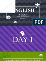 English (Week 8)