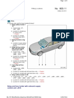 Audi A4 B8 Relais Positionen en