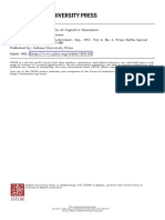 Anxiety in Kafka A Function of Cognitive Dissonance