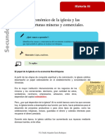 El Papel Economico de La Iglesia y Las Grandes Fortunas Mineras y Comerciales