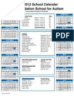 2011-2012 Calendar FSA