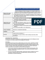 1.1 Assessment Items: Assessment Task 1: Assessment Task 1: Group Presentation (Delivered During Workshops)