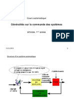 1 Généralités Sur La Commande Des Systèmes