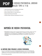 BATERIA de Riesgo PSICOSOCIAL (Riesgo intralaboralES