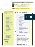 Pro C Tutorial - Programming Examples