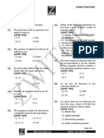 ATOMIC STRUCTURE NEET Previous Year Q Bank Till 2020