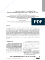 A Responsabilidade Civil Ambiental - Decorrente Da Obsolescência Programada