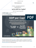 What Is GDP Per Capita