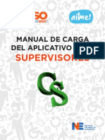 Manual de Carga Del Aplicativo para Supervisores