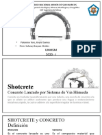 Exposición Shotcrete Vía Húmeda