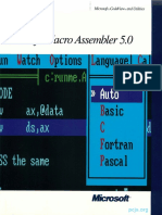 Masm50 Codeview and Utilguide