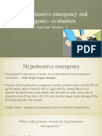 Hypertensive Emergency and Urgency