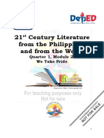 21st Century Literature Module 2 Q1