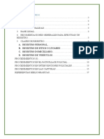 Registros y Procedimientos