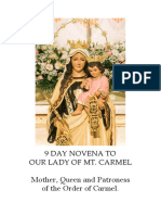 9 Day Novena To Our Lady of Mt. Carmel