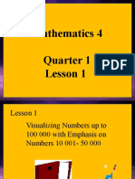 MATH - Lesson 1 Visualizing Numbers Up To 100 000