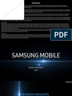 Samsung Investor Presentation Mobile 2019 v1