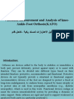 Vibration Measurement and Analysis of knee-Ankle-Foot Orthosis (KAFO)