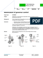 Service Bulletin - (TB628!29!7004) - Modification of Governor Control