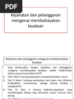 Pertemuan Ke-6 Tentang Kejahatan Dan Pelanggaran Mengenai Membahayakan Keadaan Umum