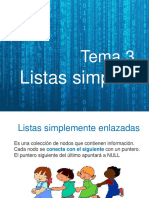 Tema 3 Listas Simples