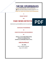 Fake News Detection - Report