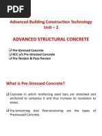 Advanced Structural Concrete - Lecture 1