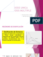 Dosis Unica y Multiples